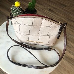 Croco Dooney and Bourke crossbody bag